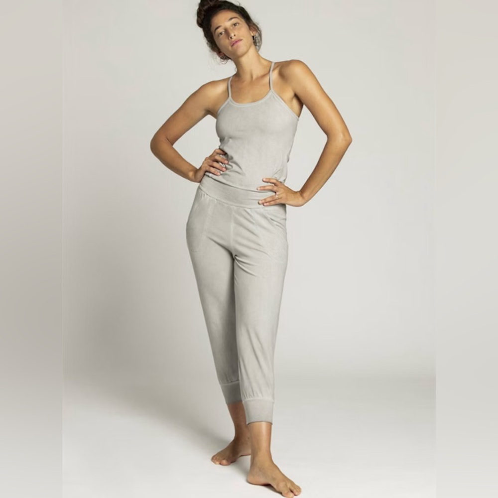 Ripple Yoga Gray Jogger Jumpsuit